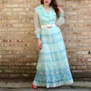 Shaheen Vintage 60’s Gown Hawaii 12 Fits 10 M